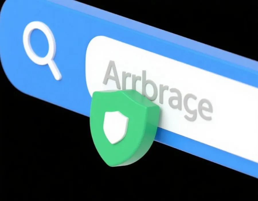 浏览器网址核验示意图