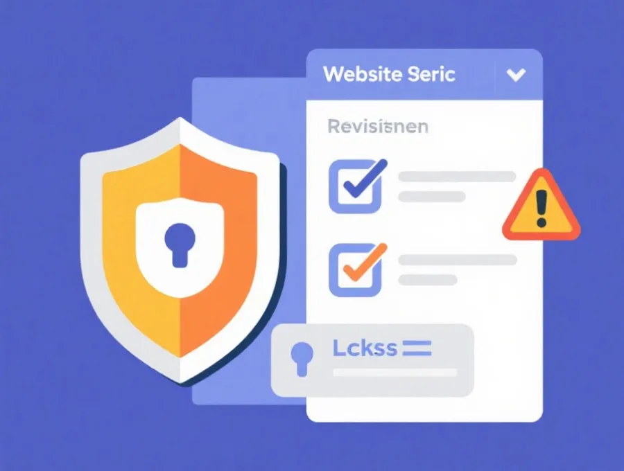 安全反馈与网址核对示意图